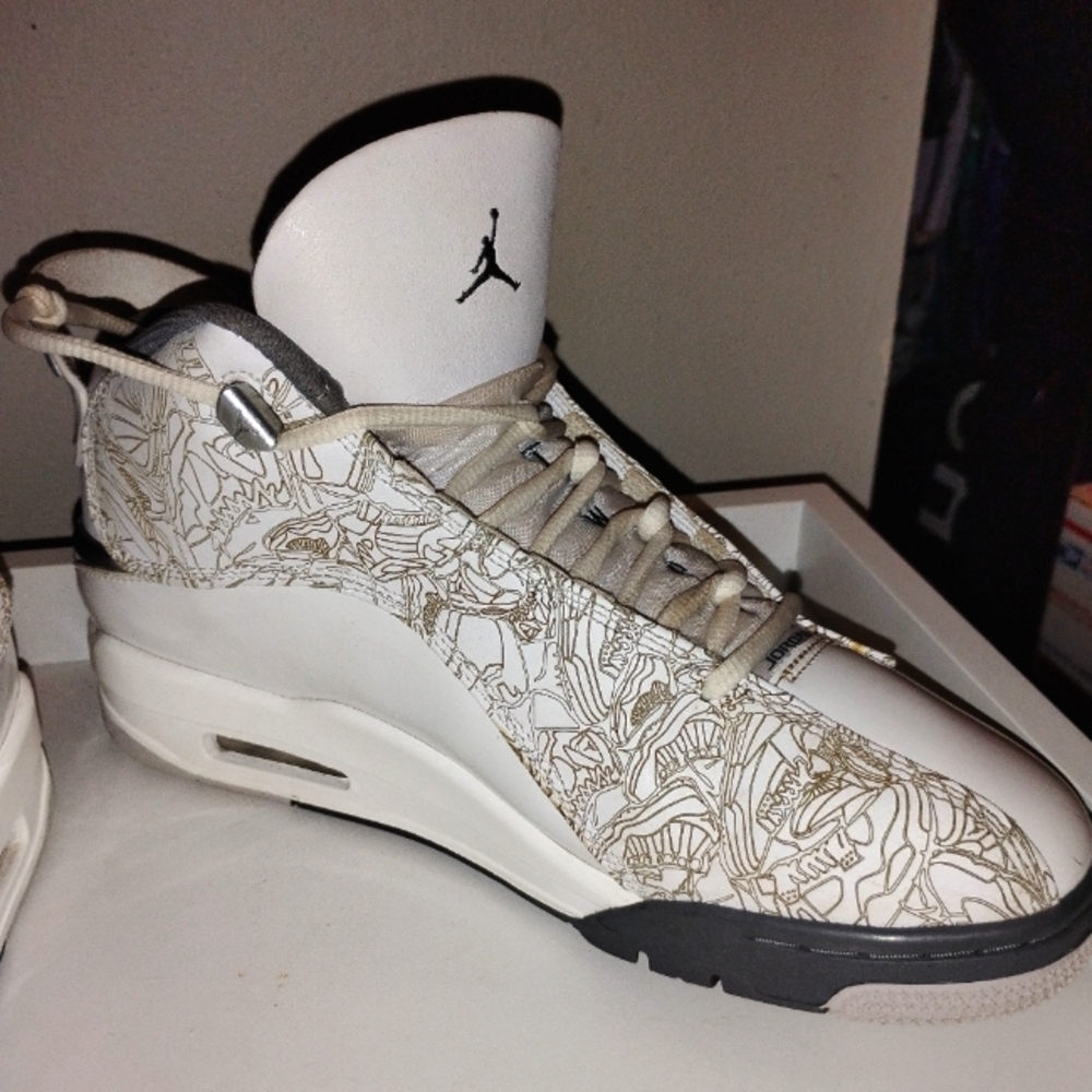 Jordan Dub Zero White Cool Grey Sneakers W/Box Nike Mens 9.5 /Women's 11 OG All